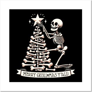 Merry Skull-mas Y'all! Posters and Art